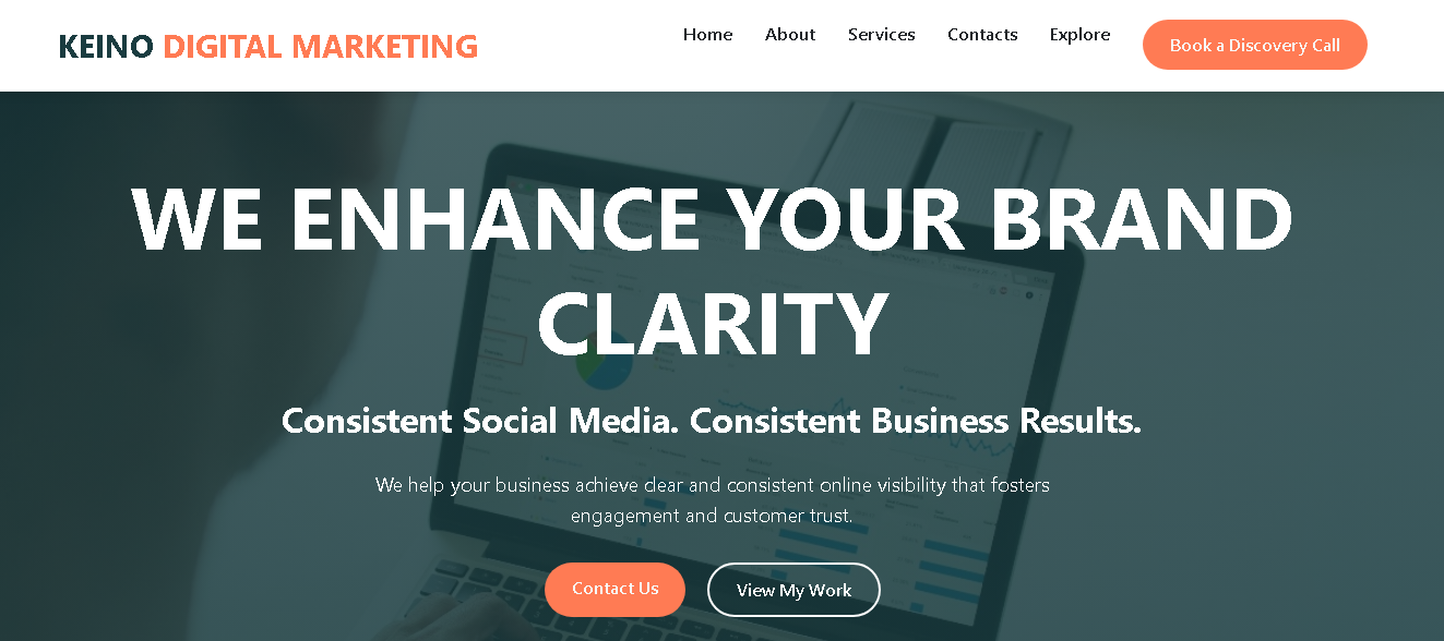 Digital Marketing Website Screenshot