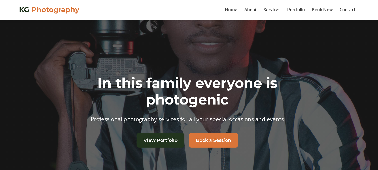 Business Portfolio Screenshot